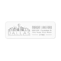 Dallas, Texas Stylizou Skyline |