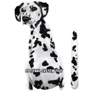Etiqueta Dalmatian sacudindo do decalque do carro