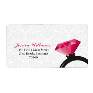 Etiqueta Damasco Bling