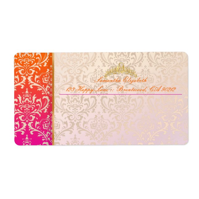 Etiqueta Damasco rossi PixDezines+tiara (Frente)