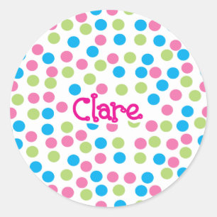 Etiqueta das bolinhas - Clare 2