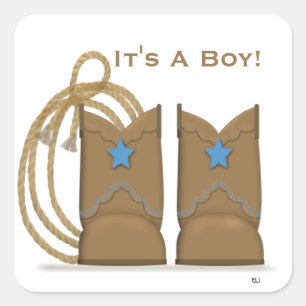 Etiqueta das botas de vaqueiro