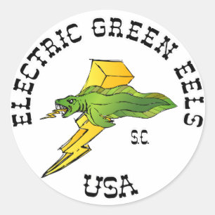 Etiqueta das enguias elétricas de EGS