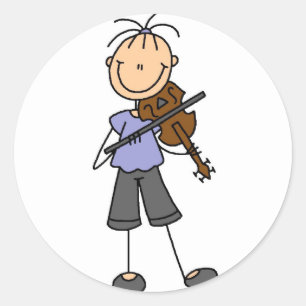 Etiqueta das etiquetas do jogador do violino