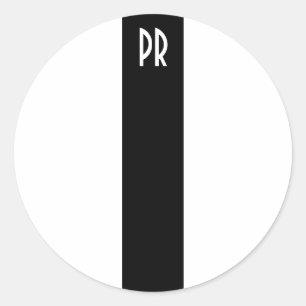 Etiqueta das riscas de TPR (branca)