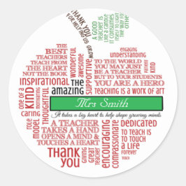 Etiqueta de Acessórios do Professor de Livro