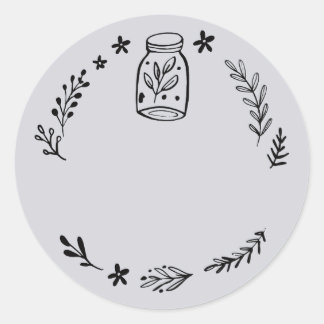 Etiqueta de Adesivo em Branco para Pote / Tempero