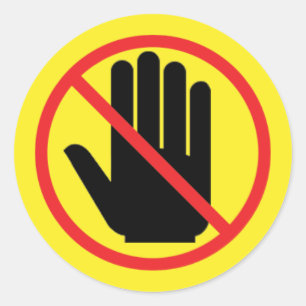 etiqueta de advertência