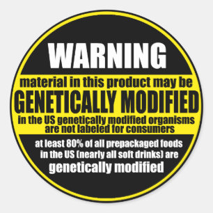 Etiqueta de advertência de GMO (organismo