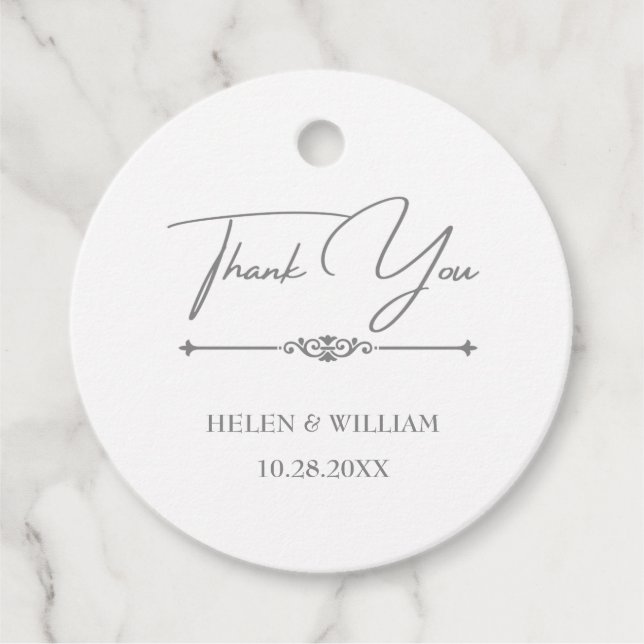 Etiqueta de Agradecimento Boho (Frente)