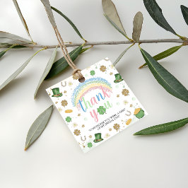 Etiqueta de Agradecimento de Aniversário Lucky One