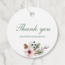 Etiqueta de Agradecimento de Presente de Casamento
