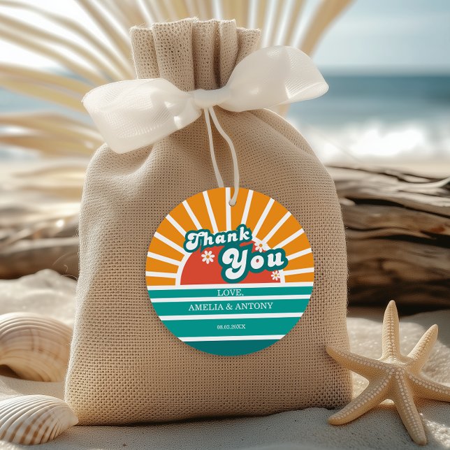 Etiqueta de agradecimento do Chá de fraldas (Criador carregado)