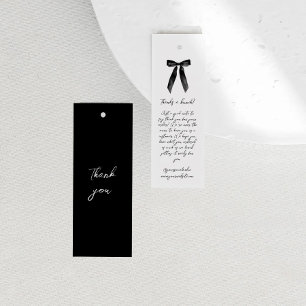 Etiqueta de Agradecimento Minimalista Empresarial