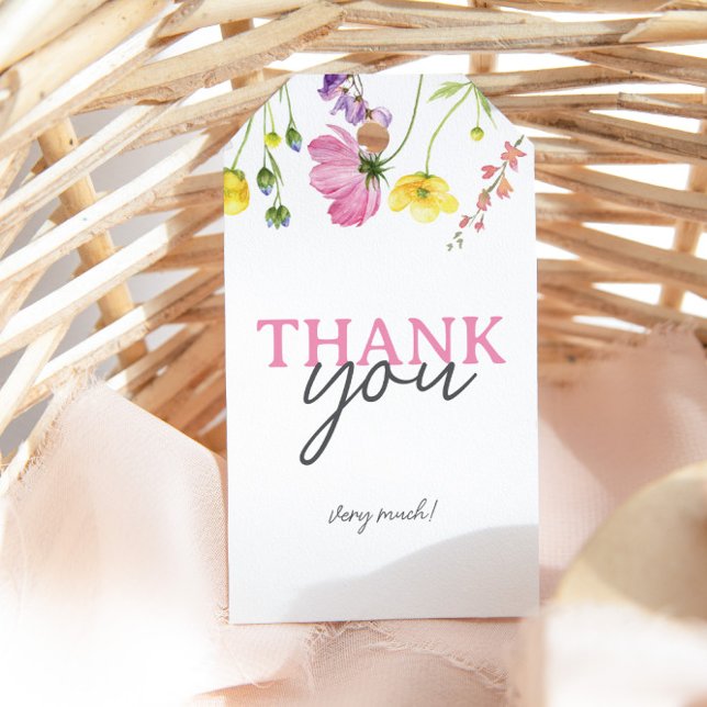 Etiqueta de Agradecimento para Presente de Chá de  (Criador carregado)