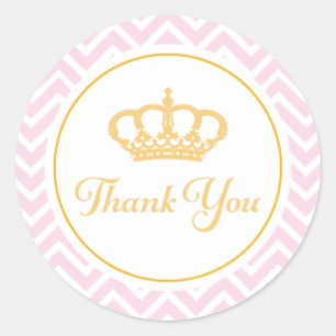 Etiqueta de Agradecimento Princesa