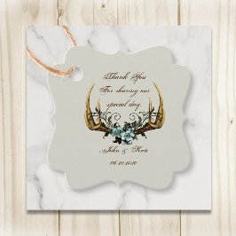 Etiqueta de agradecimentos aos Rosas