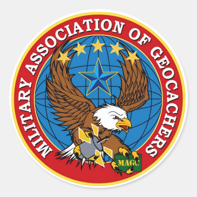 Etiqueta de Águia do Gritar MAGC (Frente)