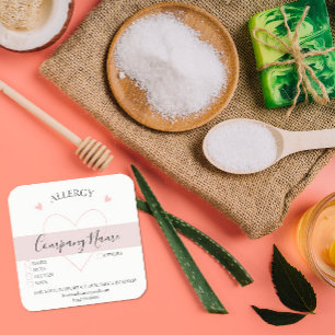 Etiqueta de ALERGY Personalizada