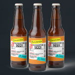 Etiqueta de Alerta de Cerveja com Prescrição Engra<br><div class="desc">Este design pode ser personalizado na área fornecida alterando a foto e/ou texto. Ou pode ser customizado clicando em Personalizar este Modelo e, em seguida, escolhendo a opção de personalização adicional e excluir ou alterar a cor do fundo, adicionar texto, alterar a cor ou o estilo do texto, ou excluir...</div>