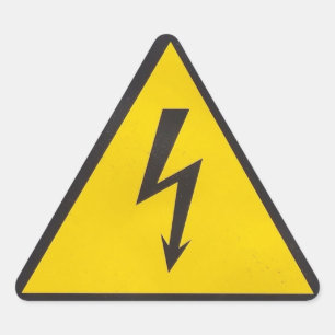 Etiqueta de alta tensão