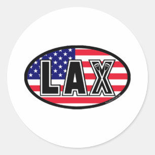 Etiqueta de América da bandeira do Lacrosse