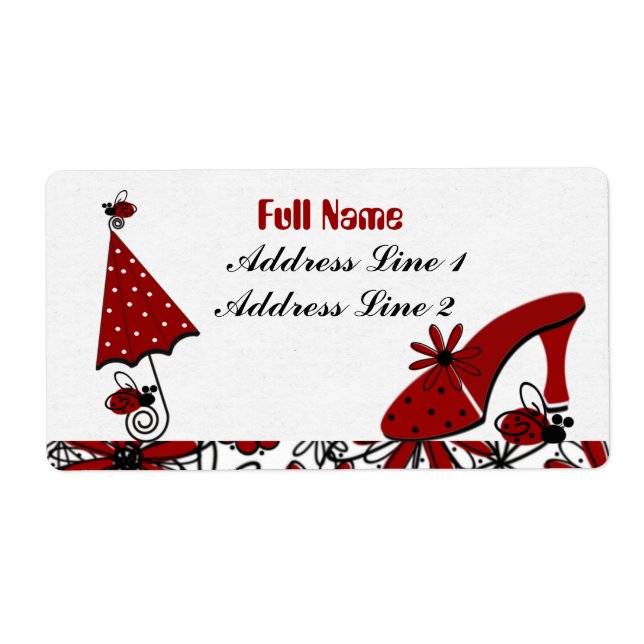 Etiqueta de Avery Clássica (Frente)