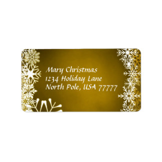 Etiqueta de Avery de Endereço de Natal
