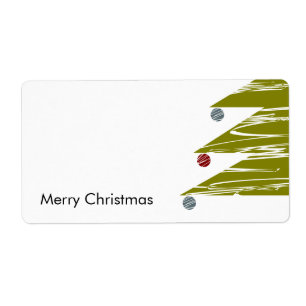 Etiqueta de Avery do Feliz Natal