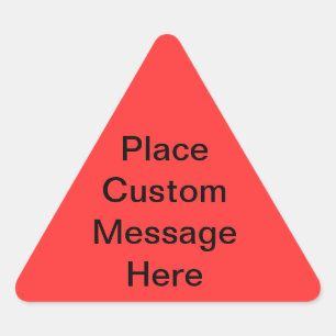 Etiqueta de Aviso de Mensagem Personalizada