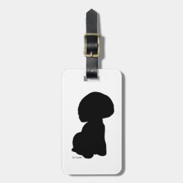 Etiqueta De Bagagem トイプードル ラゲージタグ toy poodle Luggage tag