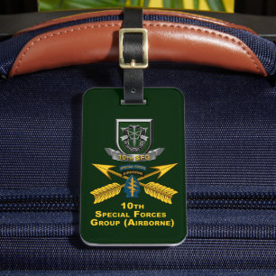 Etiqueta De Bagagem 10º Grupo de Forças Especiais