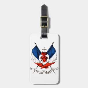 Etiqueta De Bagagem 19º C. Patriotismo francês