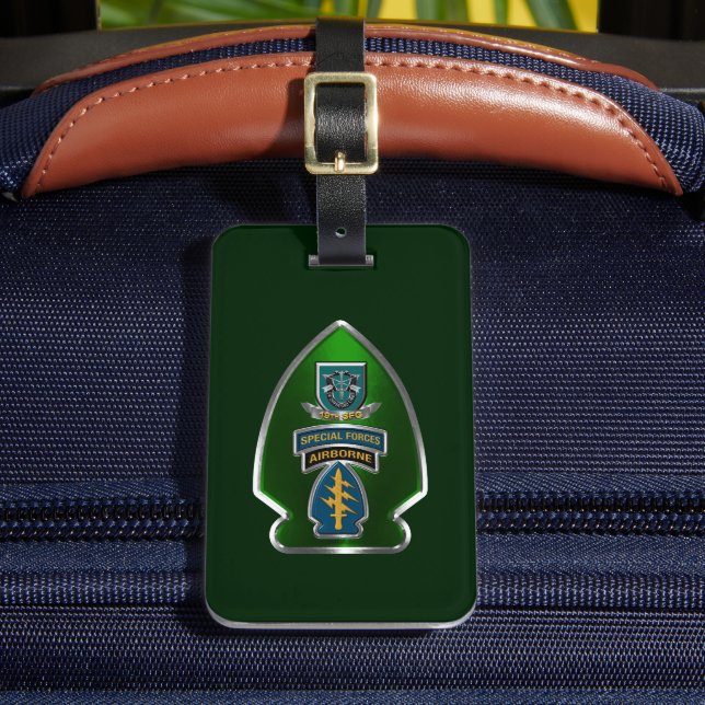 Etiqueta De Bagagem 19º Grupo das Forças Especiais (Frente Insitu 2)