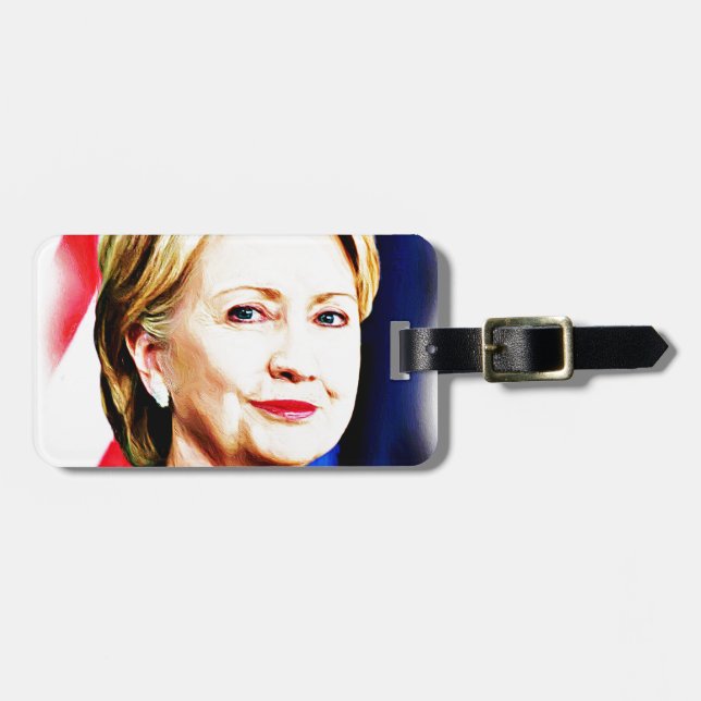 Etiqueta De Bagagem 1rua Presidente Hillary Clinton 2016 (Frente Horizontal)