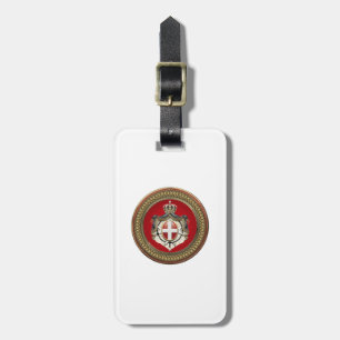 Etiqueta De Bagagem [200] Ordem de Malta - Casaco de armas SMOM