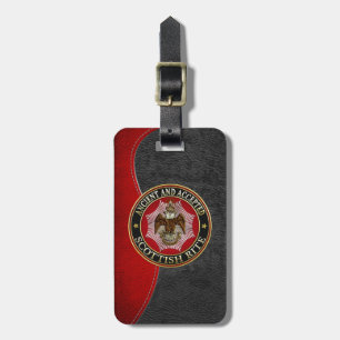 Etiqueta De Bagagem [200] Scottish Rite Dupla Cabeça Eagle