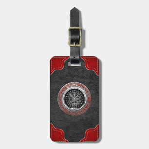 Etiqueta De Bagagem [200] Vegvisir - Bússola mágica virada para prata