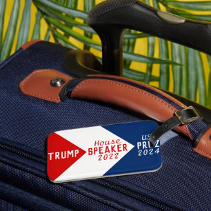 Etiqueta De Bagagem 2022 House Auto-falante Trump Presidente 2024