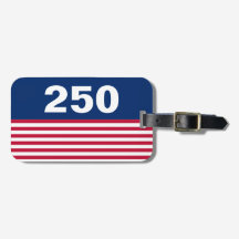 250 Vermelho Branco e Azul Aniversário dos EUA