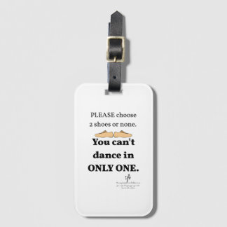 Etiqueta De Bagagem 2 Calçados ou nenhum branco