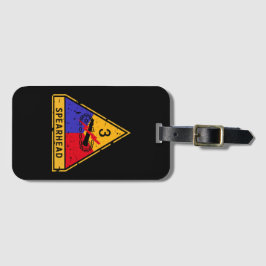 Etiqueta De Bagagem 3ª Divisão Armada Artilharia "Grunge"