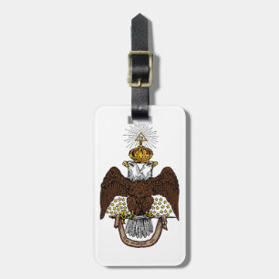 Etiqueta De Bagagem 3ó Rito escocês Brown Eagle do grau