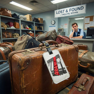 Etiqueta De Bagagem 404 Mensagem de erro de site não encontrada