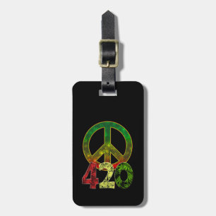 Etiqueta De Bagagem 4 20 Paz