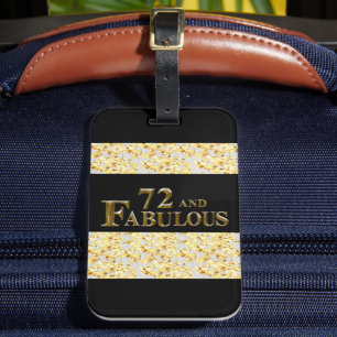 Etiqueta De Bagagem 72º Aniversário