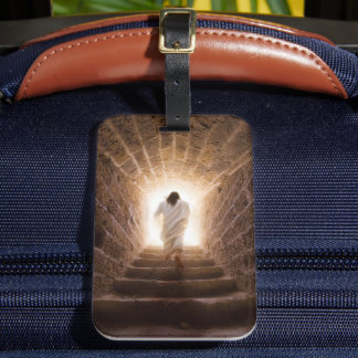 Etiqueta De Bagagem A Ascensão - Jesus Andando à Luz