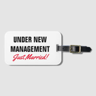 Etiqueta De Bagagem A bagagem do recem casados etiqueta sob a gestão