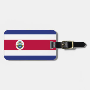 Etiqueta De Bagagem A bandeira da Costa Rica