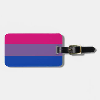 Etiqueta De Bagagem A bandeira do Bi voa para o orgulho bissexual